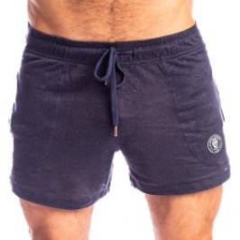 Breve del marchio L HOMME INVISIBLE - Nieuport Navy - Pantaloncini corti Lounge L Homme Invisible - Ref : RW29 NIE M47