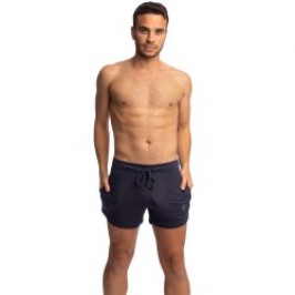 Short de la marque L HOMME INVISIBLE - Nieuport Marine - Short Lounge Court L Homme Invisible - Ref : RW29 NIE M47