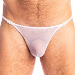 String de la marque L HOMME INVISIBLE - Pure Sin - String Striptease L Homme Invisible - Ref : MY83 PUR 002