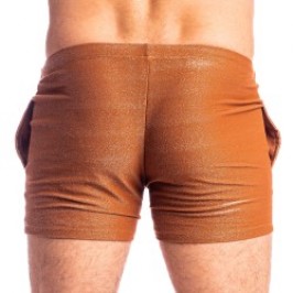 Short de la marque  - Desert Gold - Short lounge l Homme Invisible - Ref : HW165 DEG