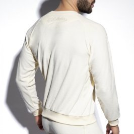 Long Sleeves of the brand ES COLLECTION - Sweatshirt Terrycloth - Ivoire - Ref : SP318 C02