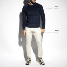 Maniche lunghe del marchio ES COLLECTION - copy of Sweatshirt Terrycloth - Ivoire - Ref : SP318 C09