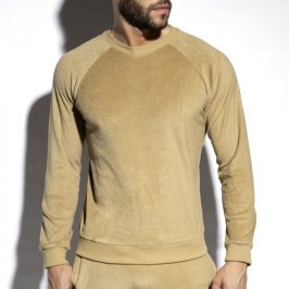 Mangas largas de la marca ES COLLECTION - copy of Sweatshirt Terrycloth - Ivoire - Ref : SP318 C28