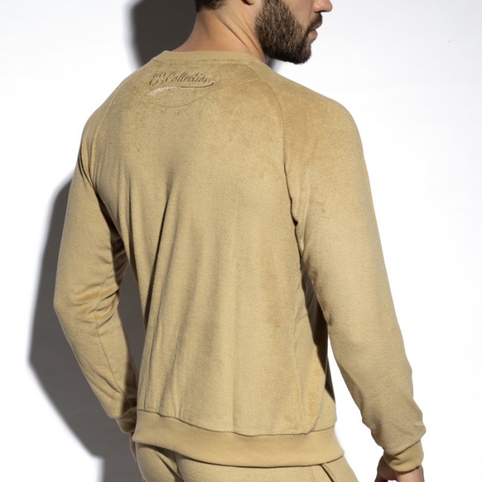 Long Sleeves of the brand ES COLLECTION - copy of Sweatshirt Terrycloth - Ivoire - Ref : SP318 C28