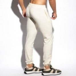 Pantalon de la marque ES COLLECTION - Pantalon Terrycloth - ivoire - Ref : SP319 C02