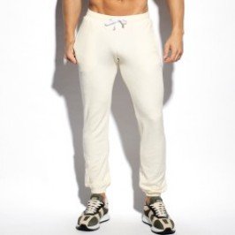 Hosen der Marke ES COLLECTION - Pantalon Terrycloth - ivoire - Ref : SP319 C02