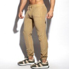 Pantalon de la marque ES COLLECTION - Pantalon Terrycloth - beige - Ref : SP319 C28