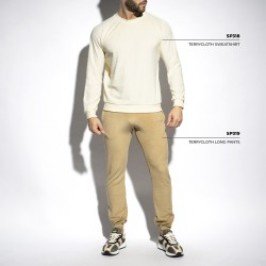 Pantalones de la marca ES COLLECTION - copy of Pantalon Terrycloth - ivoire - Ref : SP319 C28