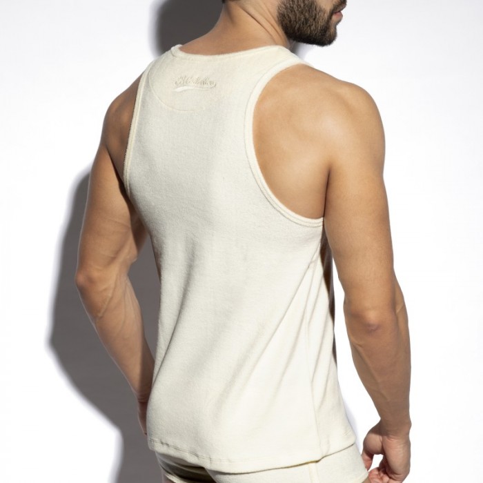 Tank top der Marke ES COLLECTION - Débardeur Terrycloth - ivoire - Ref : TS316 C02