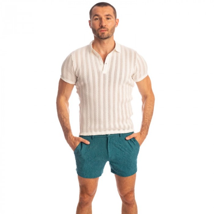 Polo der Marke L HOMME INVISIBLE - Wimbledon Vanille - Polo L Homme Invisible - Ref : HW112 WIM 011