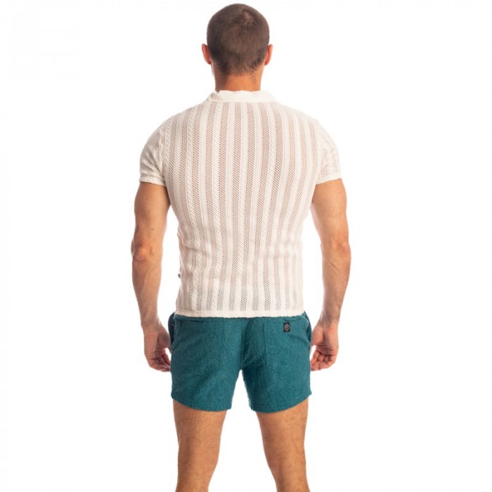 Polo der Marke L HOMME INVISIBLE - Wimbledon Vanille - Polo L Homme Invisible - Ref : HW112 WIM 011