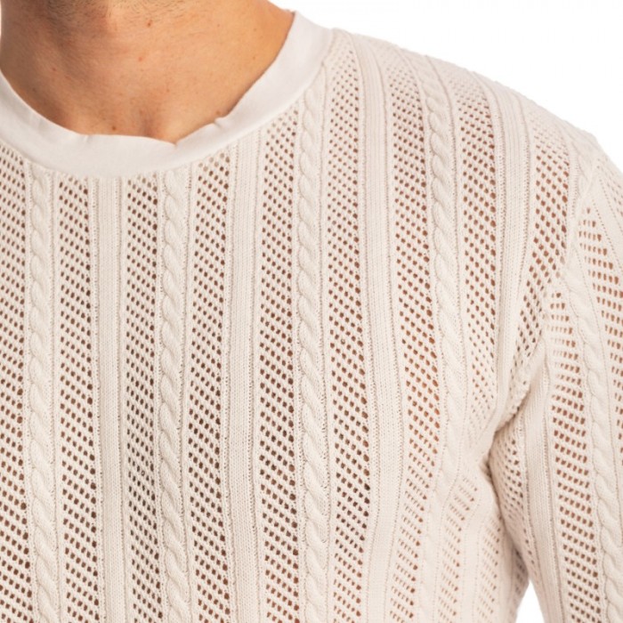 Lange Schlauen der Marke L HOMME INVISIBLE - Wimbledon Vanille - Sweat L Homme Invisible - Ref : HW171 WIM 011