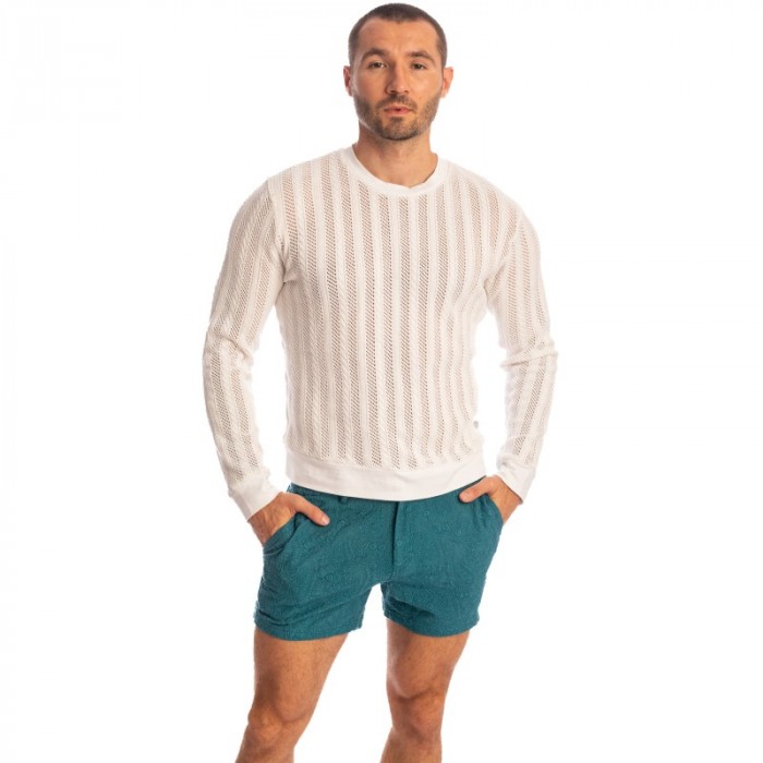 Lange Schlauen der Marke L HOMME INVISIBLE - Wimbledon Vanille - Sweat L Homme Invisible - Ref : HW171 WIM 011