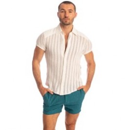 Shirt der Marke L HOMME INVISIBLE - Wimbledon Vanille - Hemd L Homme Invisible - Ref : HW122 WIM 011