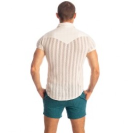 Shirt der Marke L HOMME INVISIBLE - Wimbledon Vanille - Hemd L Homme Invisible - Ref : HW122 WIM 011