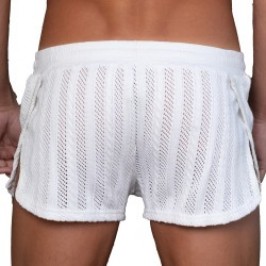 Short of the brand L HOMME INVISIBLE - Wimbledon Vanilla - Aero Split Shorts  L Homme Invisible - Ref : HW179 WIM 011