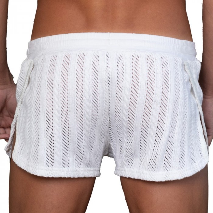 Kurze der Marke L HOMME INVISIBLE - Wimbledon Vanille - Aero Split Shorts L Homme Invisible - Ref : HW179 WIM 011