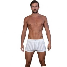 Short of the brand L HOMME INVISIBLE - Wimbledon Vanilla - Aero Split Shorts  L Homme Invisible - Ref : HW179 WIM 011