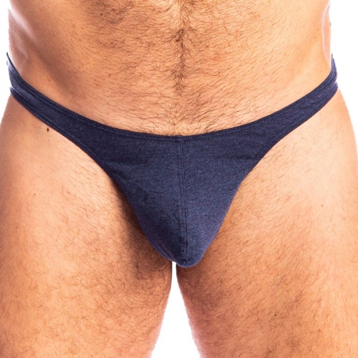 Tanga de la marca L HOMME INVISIBLE - Bleu de Chine - Tanga Bikini L Homme Invisible - Ref : UW26 C49