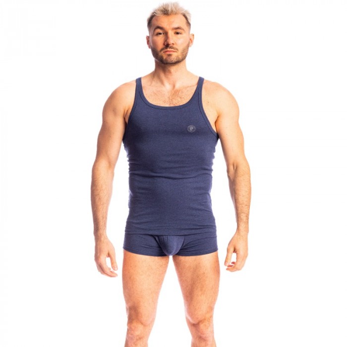 Tank top der Marke L HOMME INVISIBLE - Bleu de Chine - Tanktop L Homme Invisible - Ref : MY63 C49