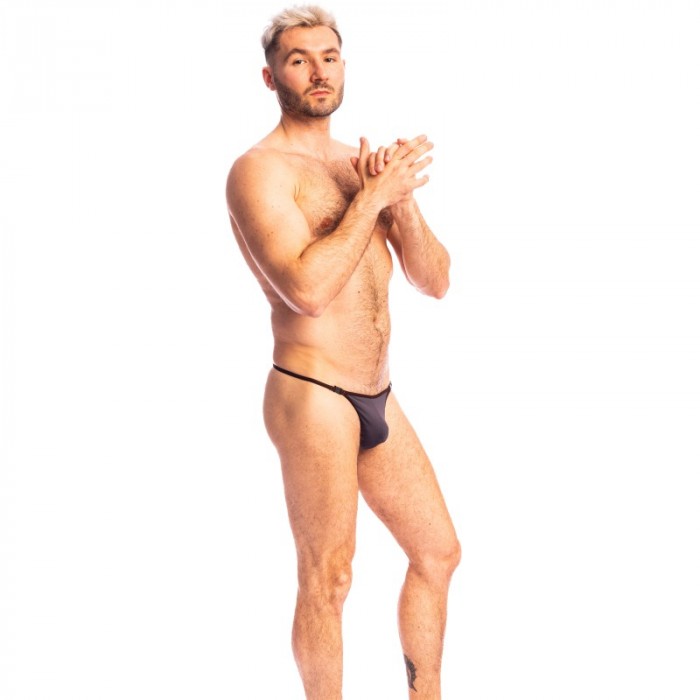 Slip de bain de la marque L HOMME INVISIBLE - Nonza - String Striptease de Bain L Homme Invisible - Ref : UW21X NON 028