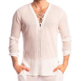 Shirt der Marke L HOMME INVISIBLE - Beynac - Langärmelige Hemdtunika mit Kordelzug L Homme Invisible - Ref : RW04 BEY 002