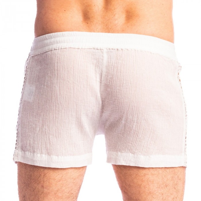 Kurze der Marke L HOMME INVISIBLE - Beynac - Kreuz und quer verlaufende Lounge-Shorts L Homme Invisible - Ref : HW130 BEY 002