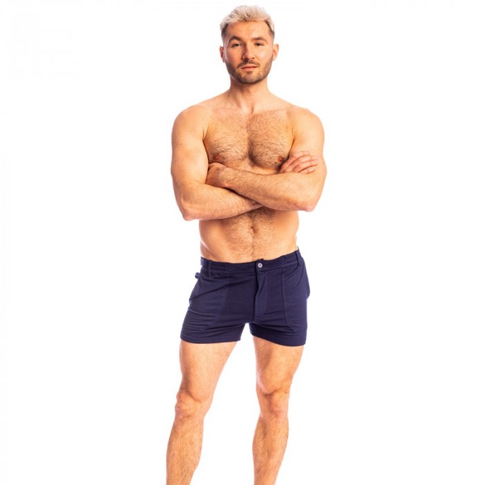 Kurze der Marke L HOMME INVISIBLE - Smitty Marineblau - Short L Homme Invisible - Ref : RW35 SMI 049