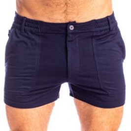 Breve del marchio L HOMME INVISIBLE - Smitty Blu Navy - Pantaloncini L Homme Invisible - Ref : RW35 SMI 049