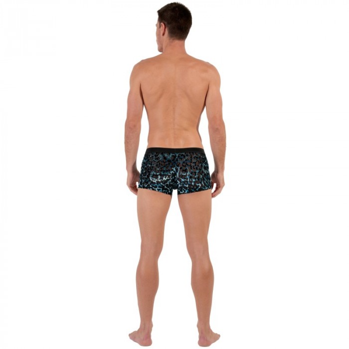 Unterwäsche der Marke HOM - Kurze Boxershorts HOM Temptation Leopard - Ref : 402864 J004