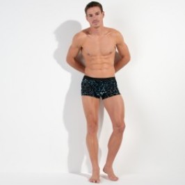 Unterwäsche der Marke HOM - Kurze Boxershorts HOM Temptation Leopard - Ref : 402864 J004