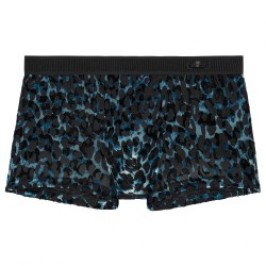 Ropa Interior de la marca HOM - Bóxer Corto HOM Temptation Leopard - Ref : 402864 J004