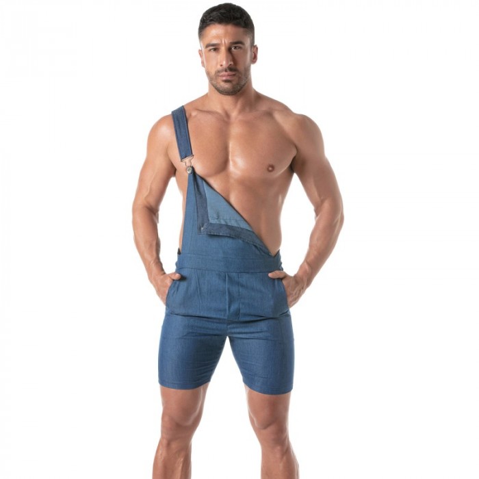 Body der Marke TOF PARIS - Latzhose Leichte Jeansshorts Tof Paris - Ref : TOF433BU