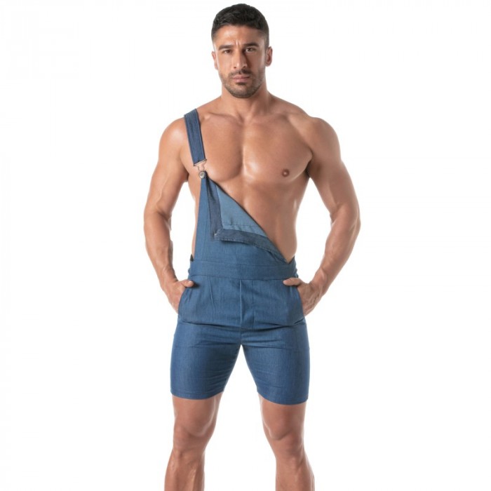 Body der Marke TOF PARIS - Latzhose Leichte Jeansshorts Tof Paris - Ref : TOF433BU