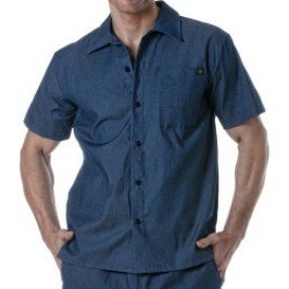 Shirt of the brand TOF PARIS - Short Sleeve Shirt Made of Lightweight Denim Tof Paris - Ref : TOF436BU