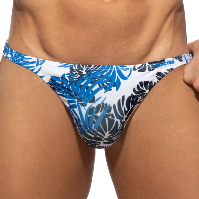 Bath Brief of the brand ADDICTED - copy of String de bain Tropicana - kaki - Ref : ADS339 C16