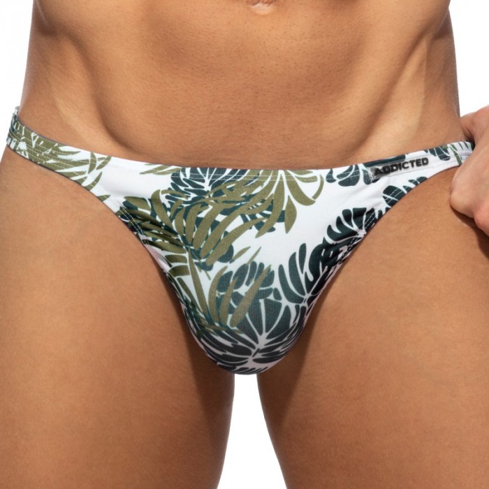 Badeschein der Marke ADDICTED - String de bain Tropicana - kaki - Ref : ADS339 C12