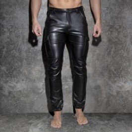 Pantalon de la marque AD FÉTISH - Pantalon cargo Fétish rub - noir - Ref : ADF195 C10