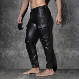 Pantalon de la marque AD FÉTISH - Pantalon cargo Fétish rub - noir - Ref : ADF195 C10