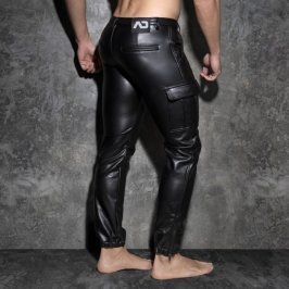 Pantalon de la marque AD FÉTISH - Pantalon cargo Fétish rub - noir - Ref : ADF195 C10