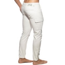 Hosen der Marke AD FÉTISH - Pantalon cargo Fétish rub - blanc - Ref : ADF195 C01