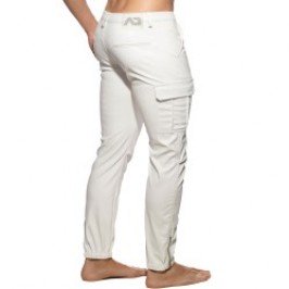 Pants of the brand AD FÉTISH - Pantalon cargo Fétish rub - blanc - Ref : ADF195 C01