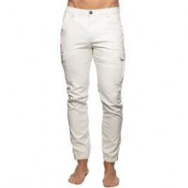 Hosen der Marke AD FÉTISH - Pantalon cargo Fétish rub - blanc - Ref : ADF195 C01