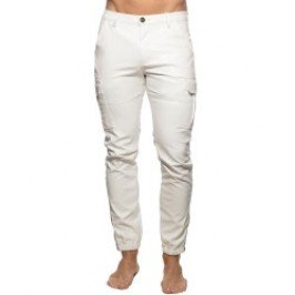 Pantalones de la marca AD FÉTISH - Pantalon cargo Fétish rub - blanc - Ref : ADF195 C01