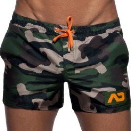 Camouflage swim shorts - khaki