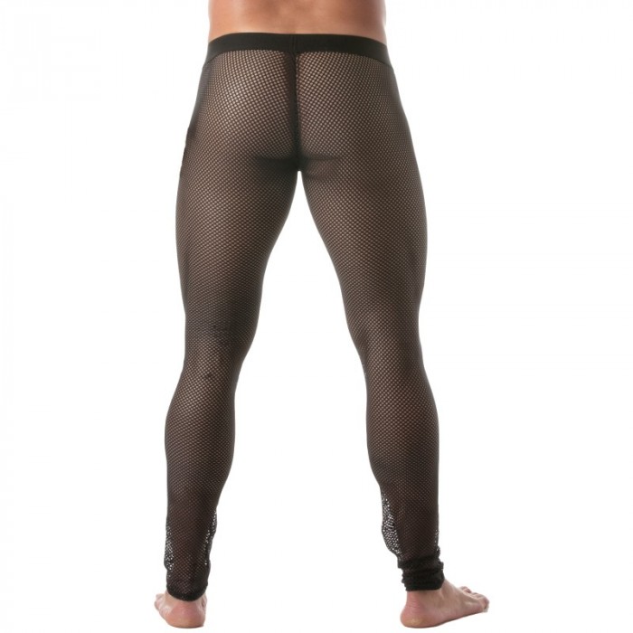  Long Johns of the brand TOF PARIS - Tof Paris Mesh Circuit Leggings Black - Ref : TOF451N