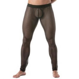  Long Johns of the brand TOF PARIS - Tof Paris Mesh Circuit Leggings Black - Ref : TOF451N