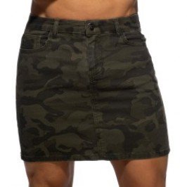 Camo short skirt - kaki