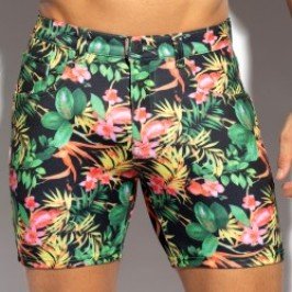 Hawaiianische Shorts - schwarz