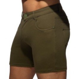 Schmale Shorts - khaki